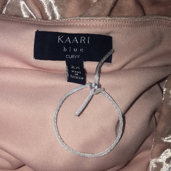 (SOLD) Baby pink KAARI BLUE blouse 2x - Picture 8 of 8